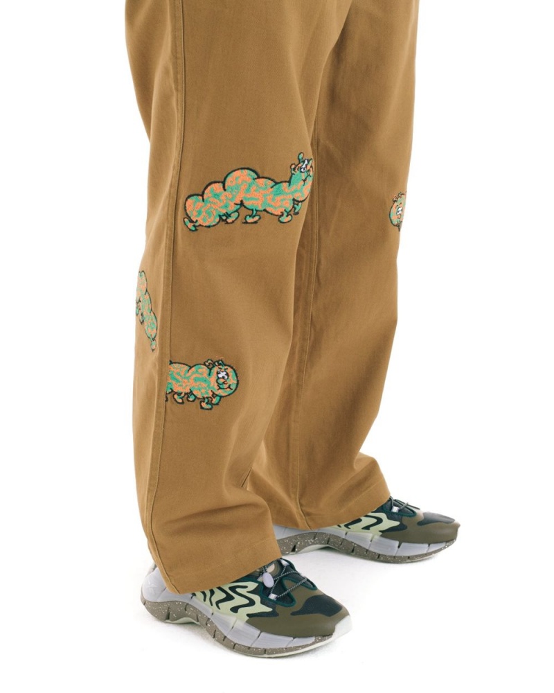 Brown Brain Dead Caterpillar Wide Leg Pant | AU 8496732-FL