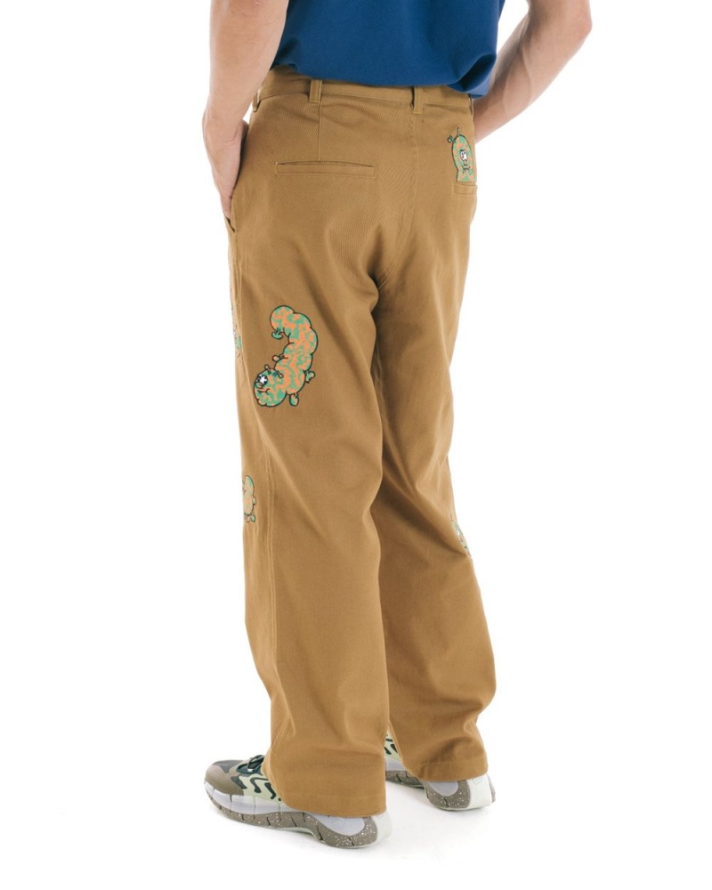 Brown Brain Dead Caterpillar Wide Leg Pant | AU 8496732-FL