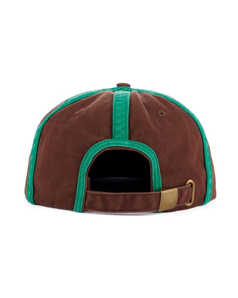 Brown Brain Dead Connection 6 Panel Twill Hat | AU 5324078-UE