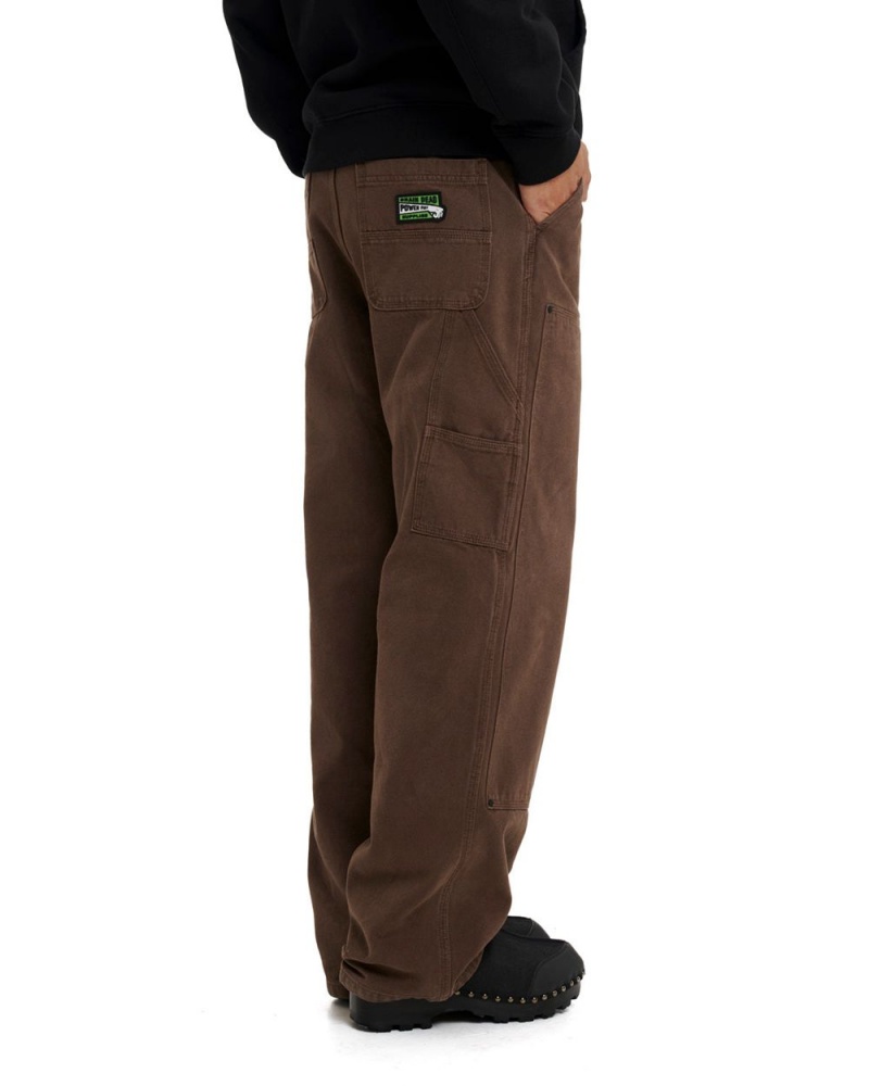 Brown Brain Dead Double Knee Utility Pant | AU 9481720-JM