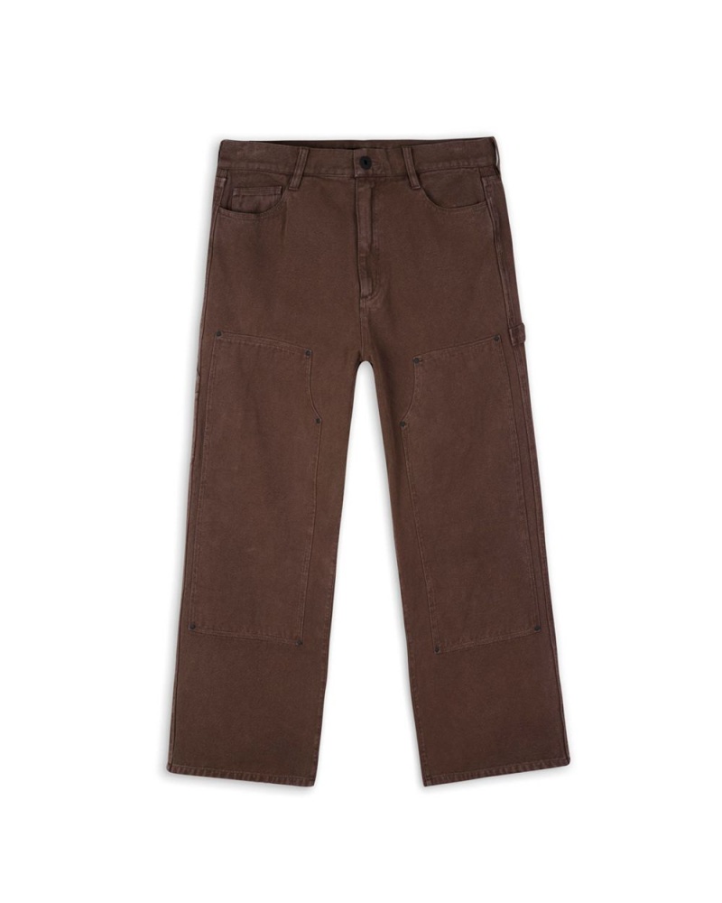 Brown Brain Dead Double Knee Utility Pant | AU 9481720-JM