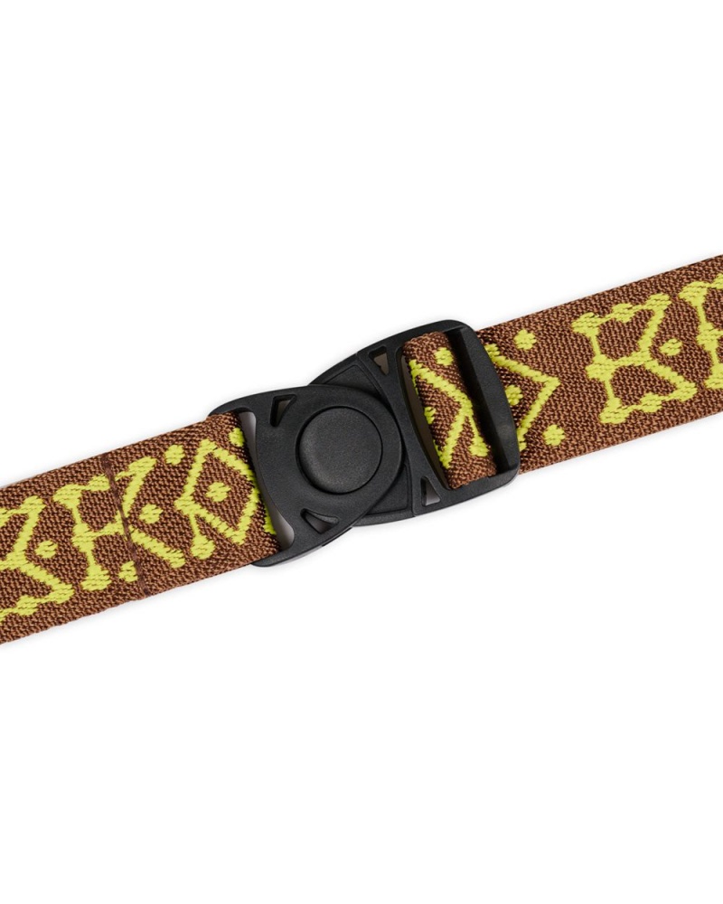 Brown Brain Dead Frogger Woven Belt | AU 8543926-YZ