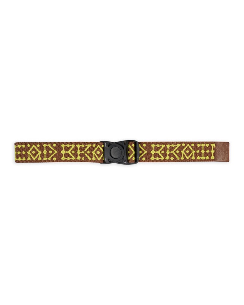 Brown Brain Dead Frogger Woven Belt | AU 8543926-YZ