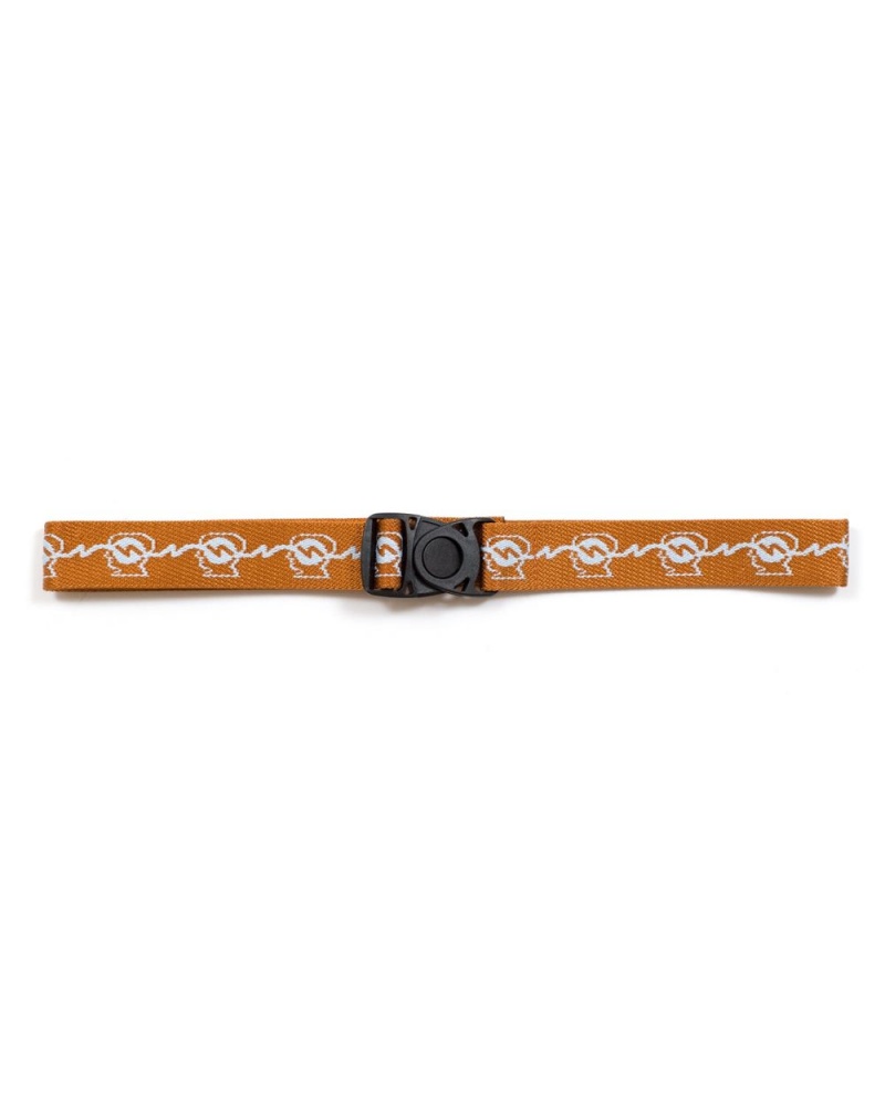 Brown Brain Dead Running Head Woven Belt | AU 5023674-SG