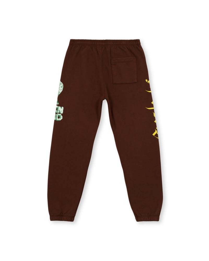 Brown Brain Dead Stone Age Sweat Pant | AU 6094817-UN