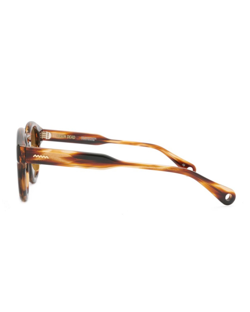 Brown Brain Dead Sugi Post Modern Primitive Eye Protection Sunglasses | AU 6293085-ZB