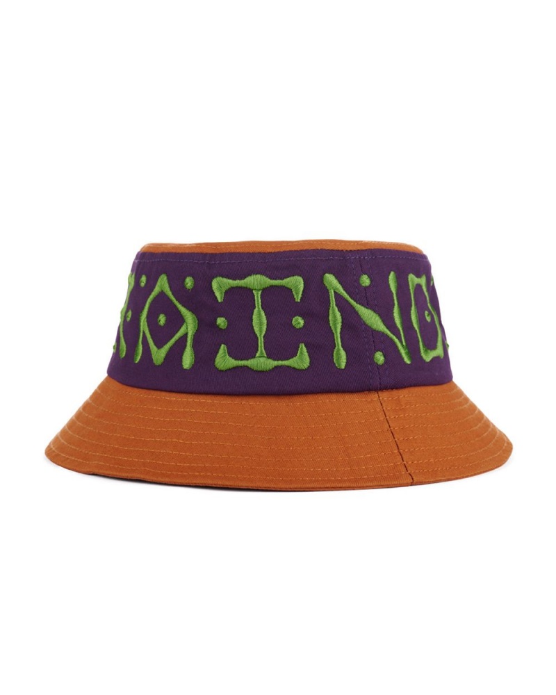 Brown Brain Dead Ufo Twill Bucket Hat | AU 0416738-XR