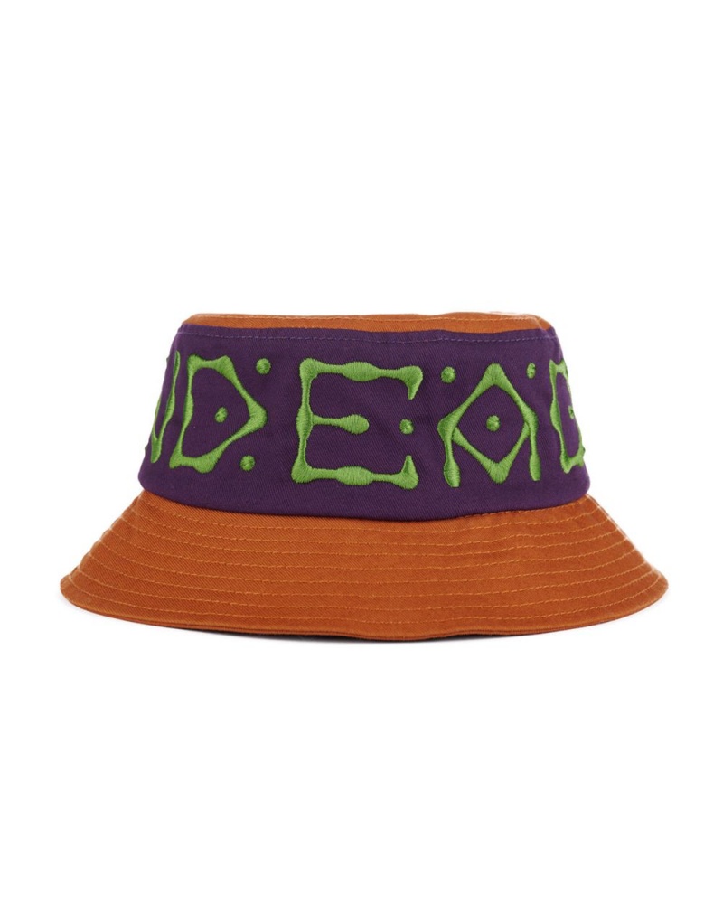 Brown Brain Dead Ufo Twill Bucket Hat | AU 0416738-XR