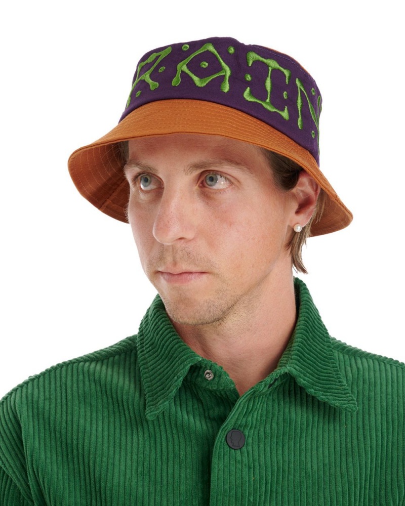 Brown Brain Dead Ufo Twill Bucket Hat | AU 0416738-XR