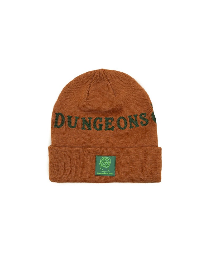 Brown Brain Dead X Dungeons & Dragons Beanie | AU 3714925-FL