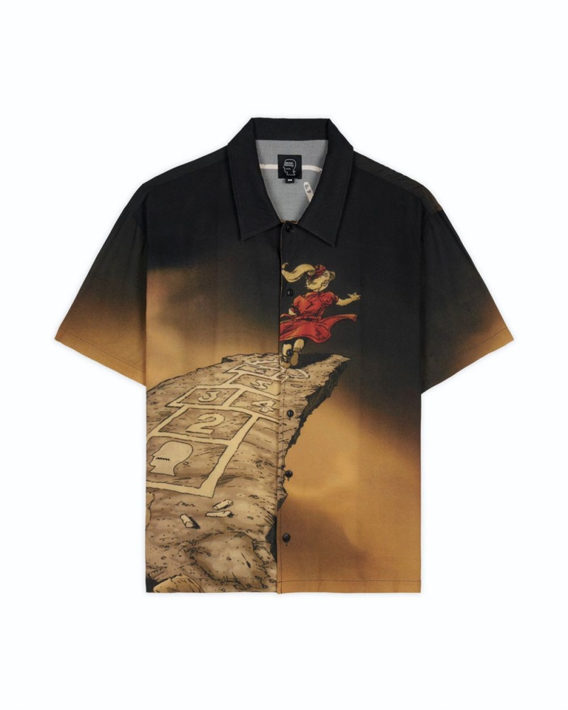 Brown Brain Dead X Korn Follow The Leader Button Up Shirt | AU 9513607-JK