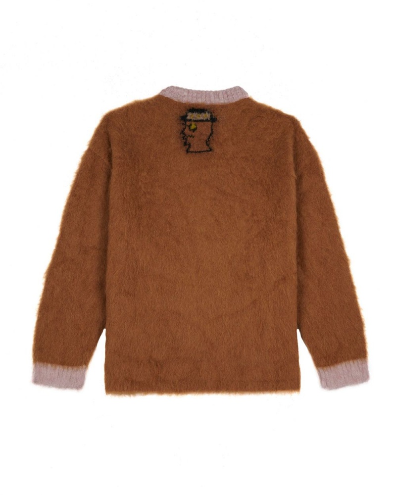 Brown Brain Dead X NBA Boston Celtics Alpaca Sweater | AU 4235796-YK