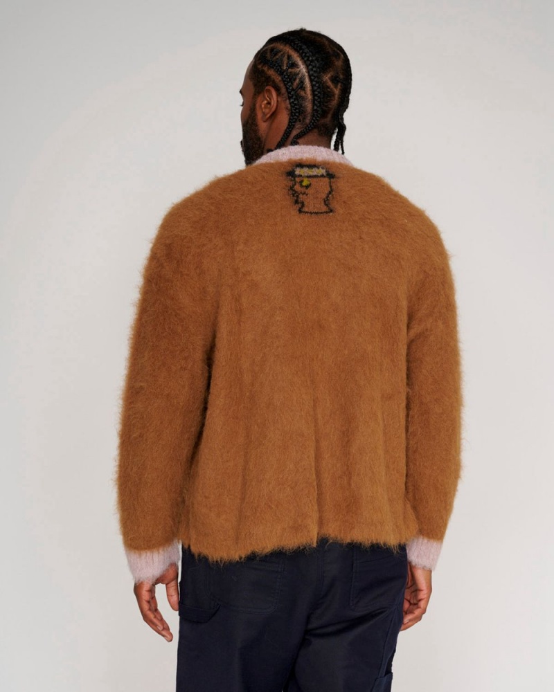 Brown Brain Dead X NBA Boston Celtics Alpaca Sweater | AU 4235796-YK