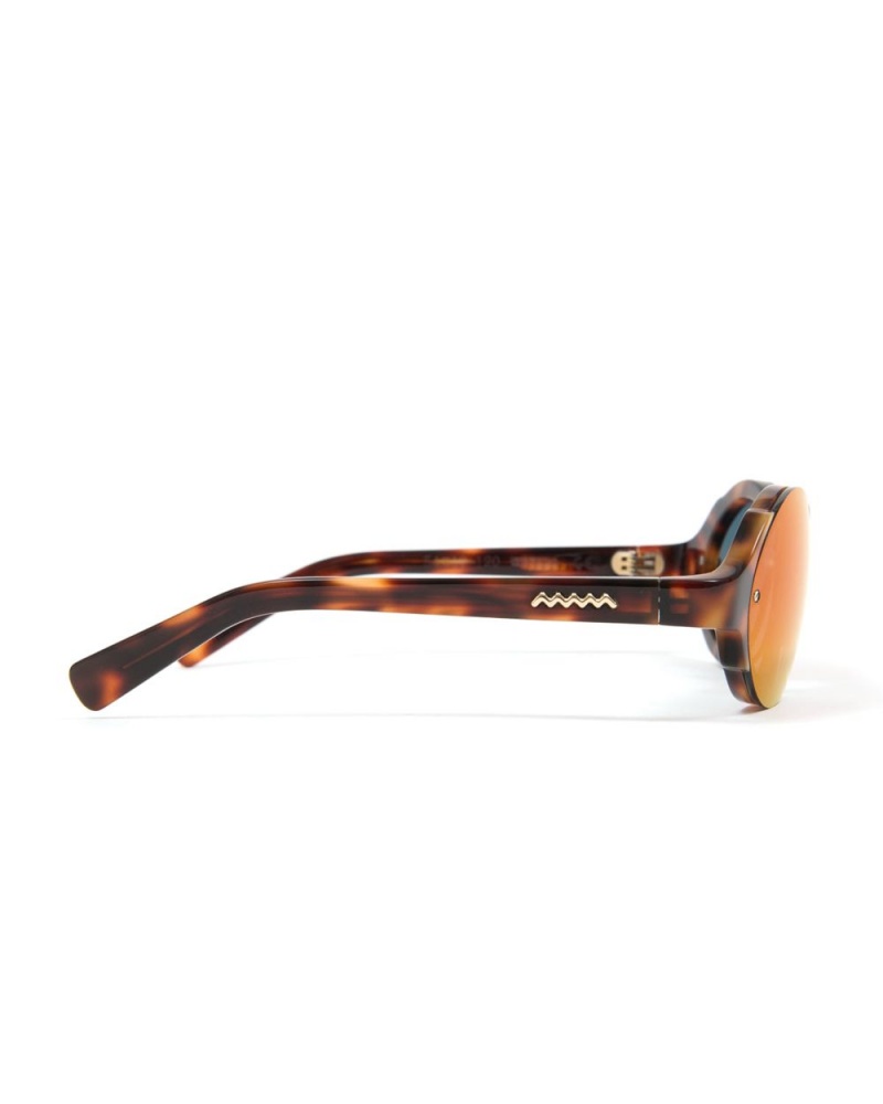 Brown Red Brain Dead Mutant Post Modern Primitive Eye Protection Sunglasses | AU 0658973-UZ