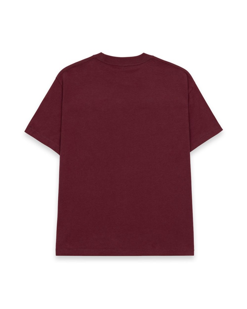 Burgundy Brain Dead Easy T-Shirt | AU 1063759-EO