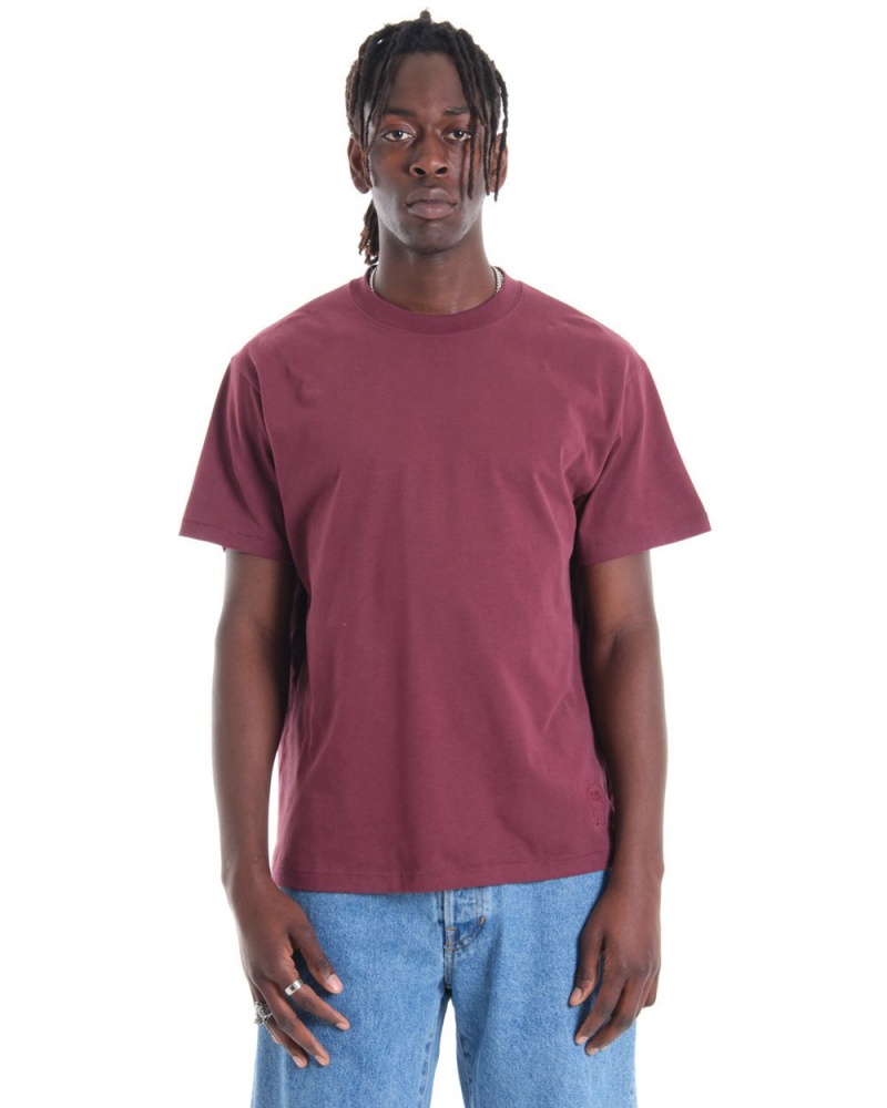 Burgundy Brain Dead Easy T-Shirt | AU 1063759-EO