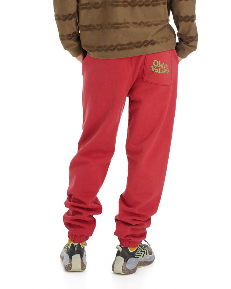 Burgundy Brain Dead Independent Classics Sweatpant | AU 5278109-PL