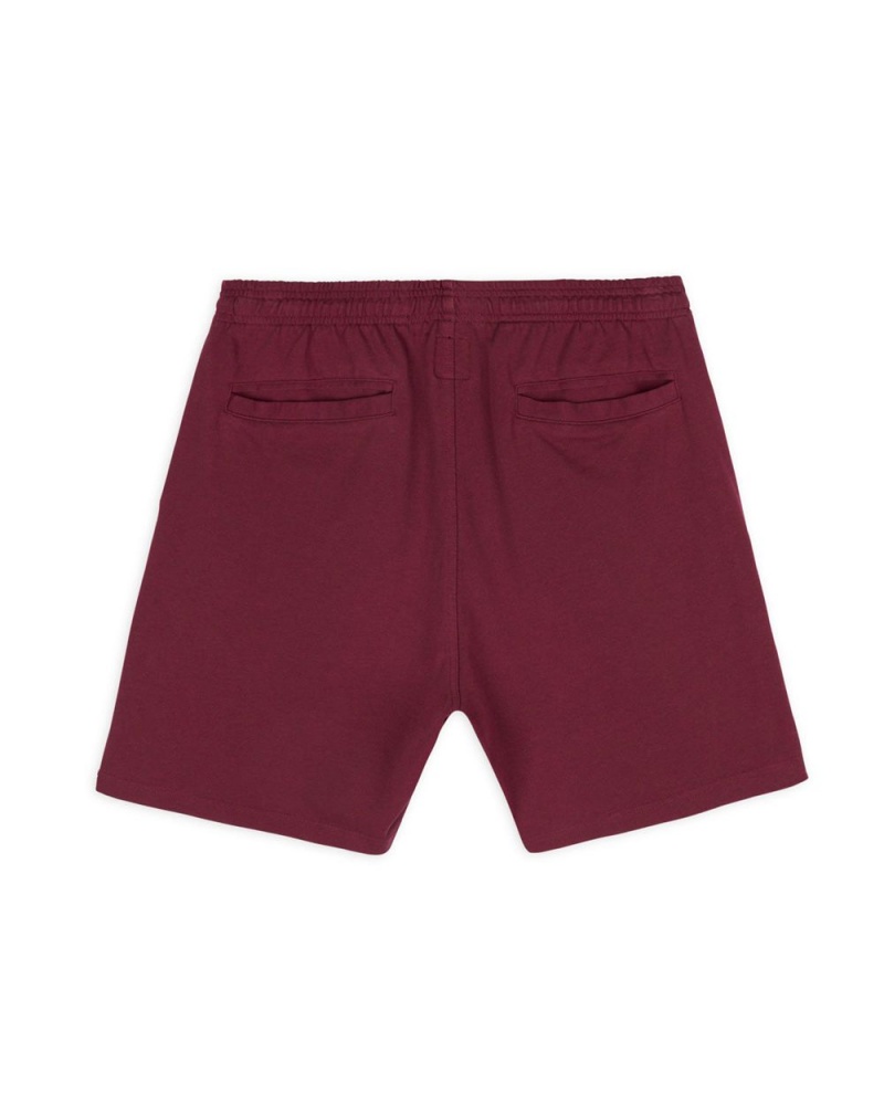 Burgundy Brain Dead Indie Classics Jersey Shorts | AU 6531248-EP