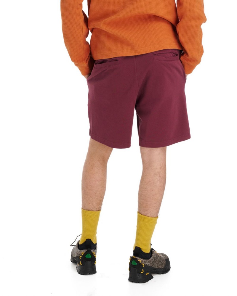 Burgundy Brain Dead Indie Classics Jersey Shorts | AU 6531248-EP