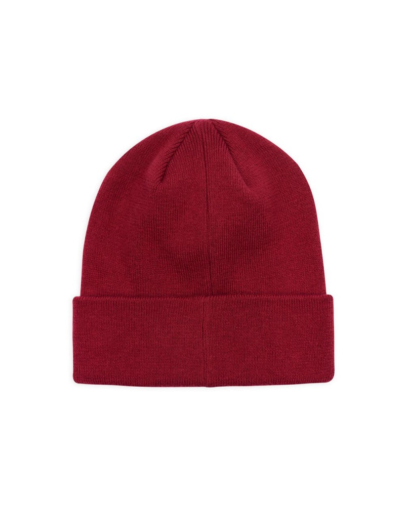 Burgundy Brain Dead Logo Head Wool Beanie | AU 7562143-KB