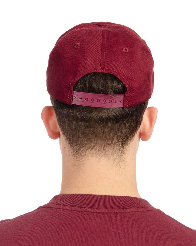 Burgundy Brain Dead Prehistoric Twill Six Panel Hat | AU 7038612-TO