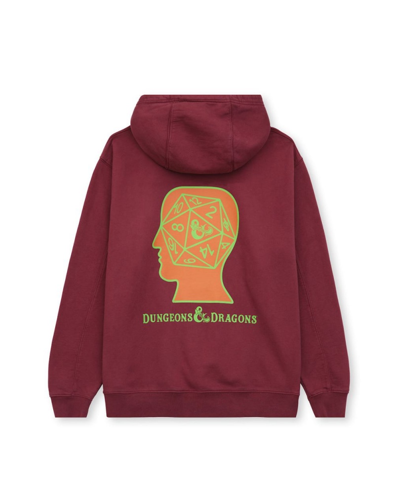 Burgundy Brain Dead X Dungeons & Dragons Fiend Folio Hoodie | AU 1094285-GT