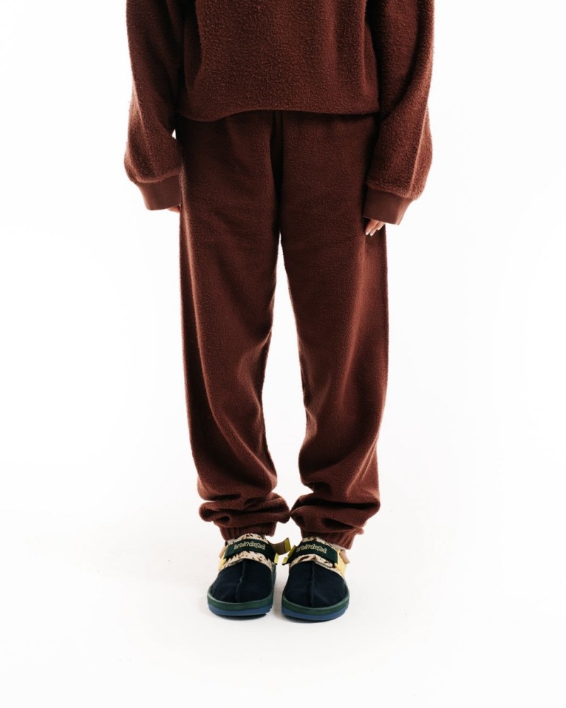 Chocolate Brain Dead Reverse Fleece SweatW/Pvc Pant | AU 8347062-PF