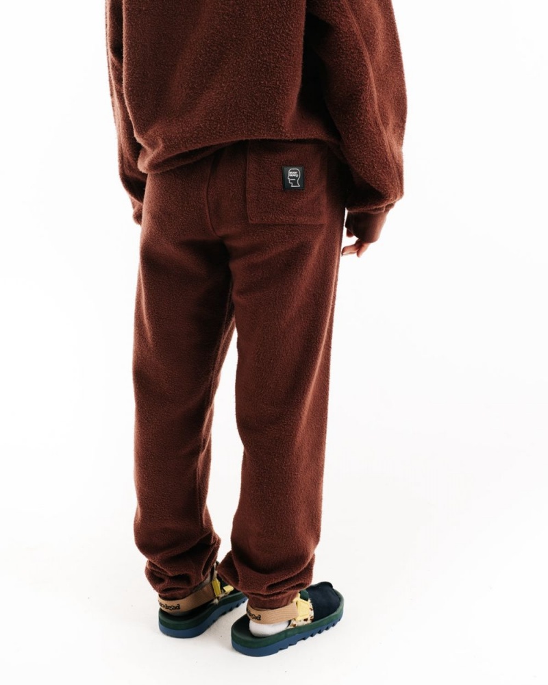 Chocolate Brain Dead Reverse Fleece SweatW/Pvc Pant | AU 8347062-PF