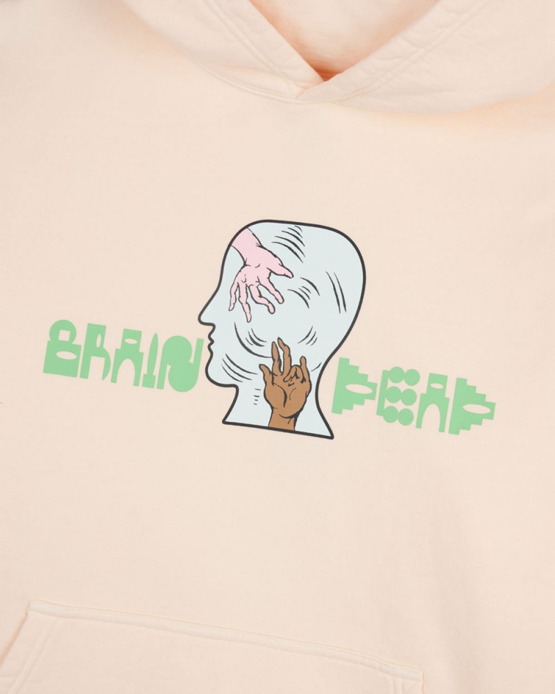 Cream Brain Dead Handheld Hoodie | AU 7609128-NU