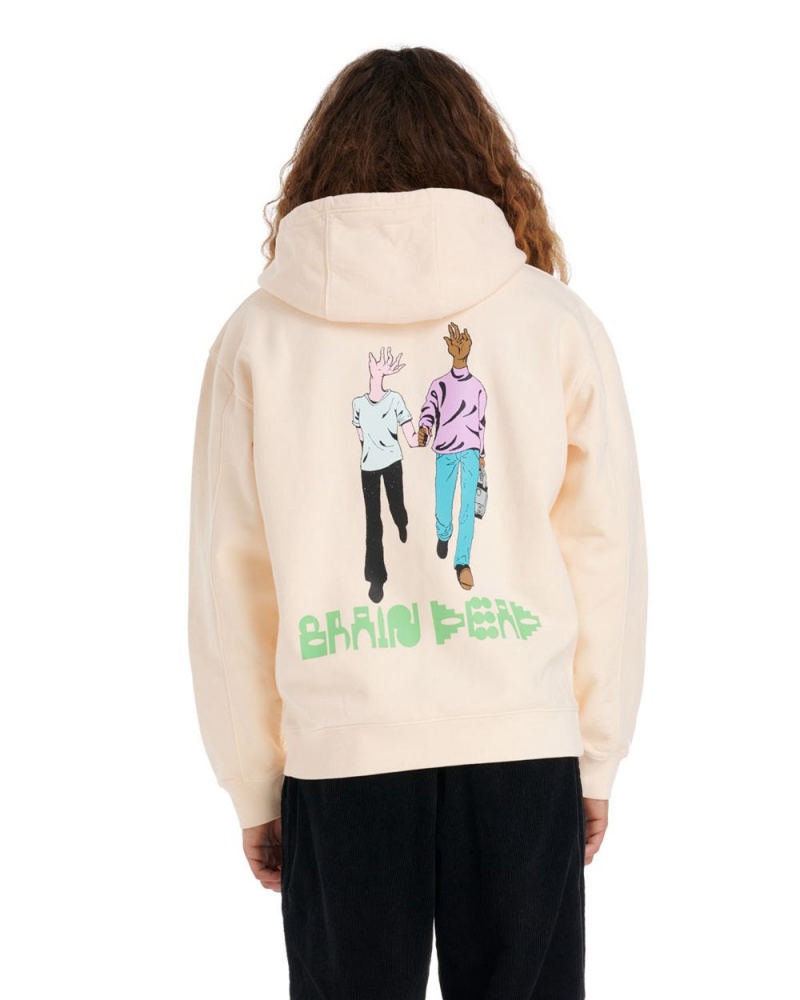 Cream Brain Dead Handheld Hoodie | AU 7609128-NU