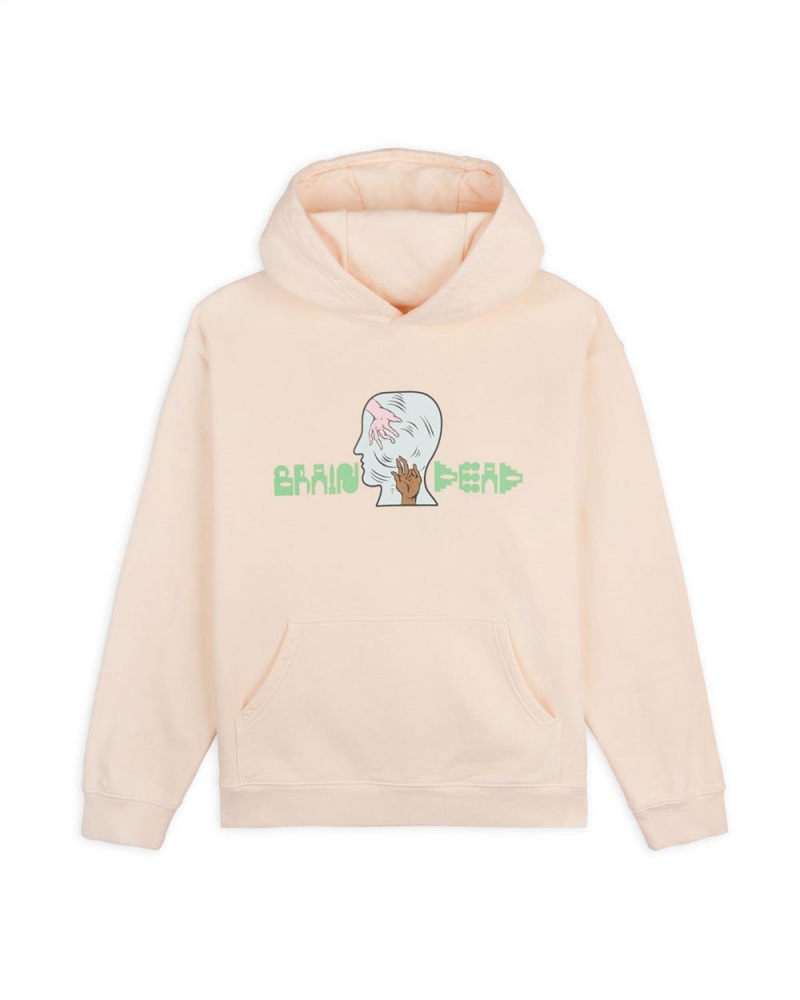 Cream Brain Dead Handheld Hoodie | AU 7609128-NU