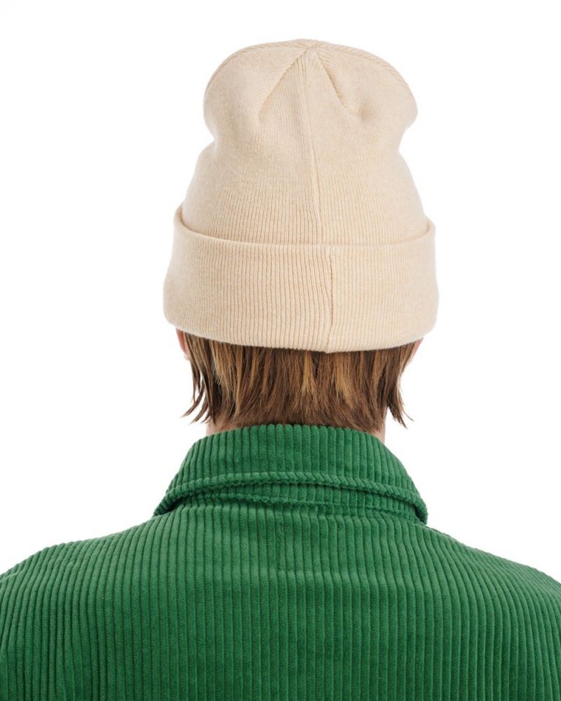 Cream Brain Dead Logo Head Wool Beanie | AU 1936025-FU