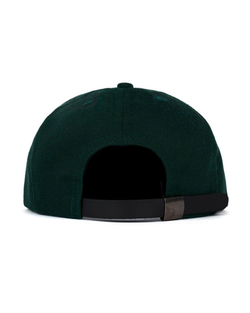 Dark Green Brain Dead Wool Logohead Hat | AU 3147692-VO