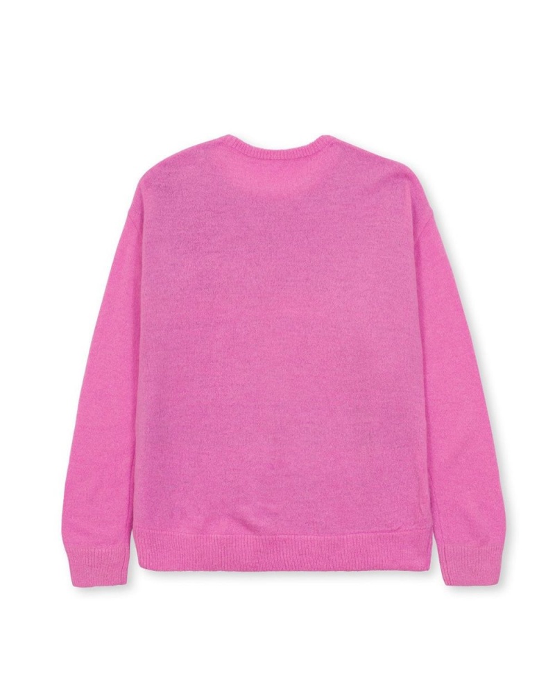 Fuchsia Brain Dead Buddies Sweater | AU 9845176-DU