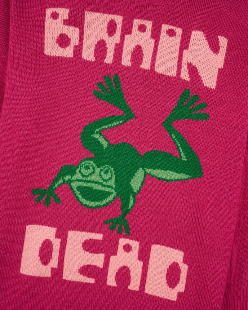 Fuchsia Brain Dead Frogger Sweater | AU 1097548-VH