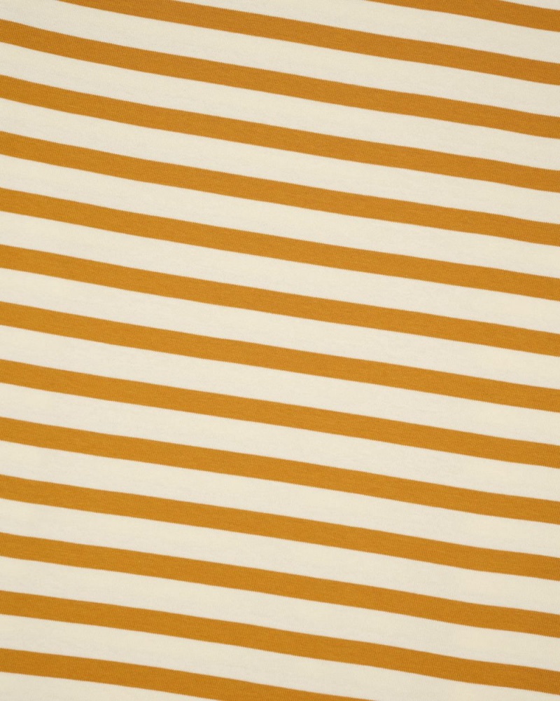 Gold Brain Dead Organic Striped T-Shirt | AU 6907431-IH