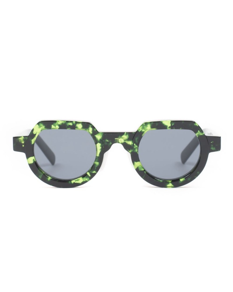 Green Black Brain Dead Tani Post Modern Primitive Eye Protection Sunglasses | AU 7419835-LI