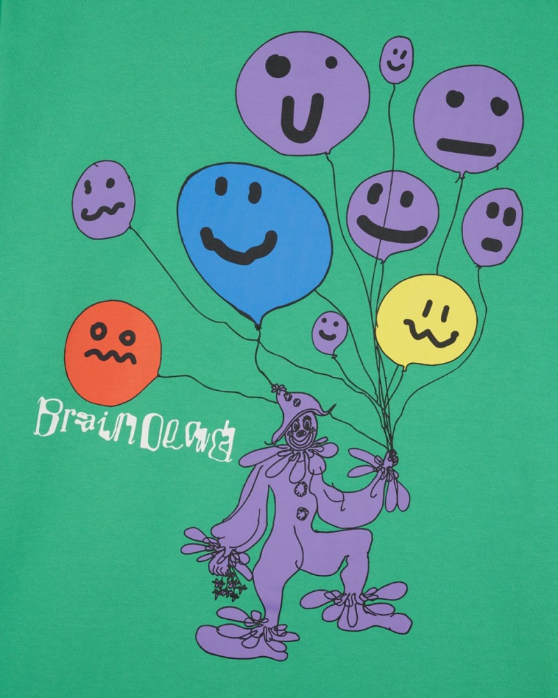 Green Brain Dead Balloon Man T-Shirt | AU 3918204-MY