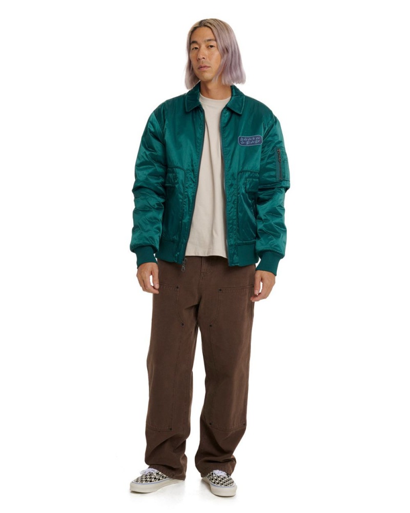 Green Brain Dead Bd Bomber Jacket | AU 6215398-GN