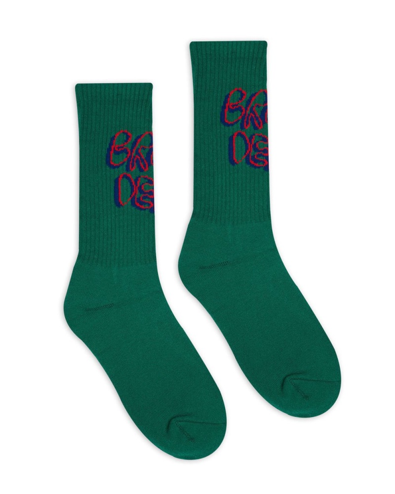 Green Brain Dead Bd Stringy Socks | AU 1926470-QG