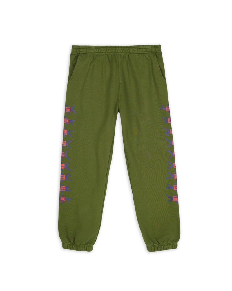 Green Brain Dead Box Man Sweatpant | AU 3674951-HU