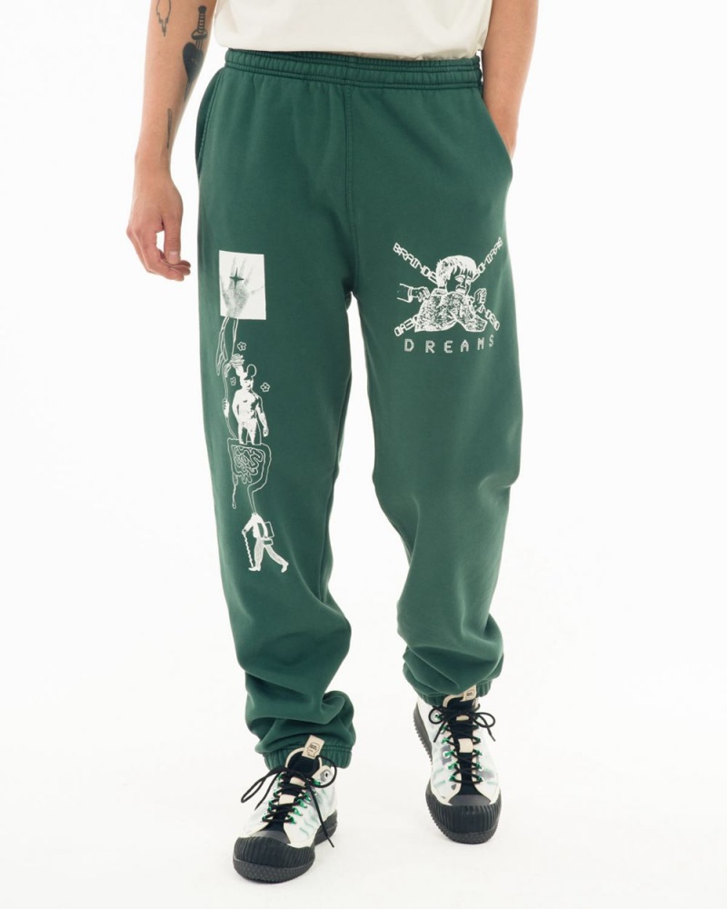 Green Brain Dead Braindead Dreams Sweat Pant | AU 2501687-YH