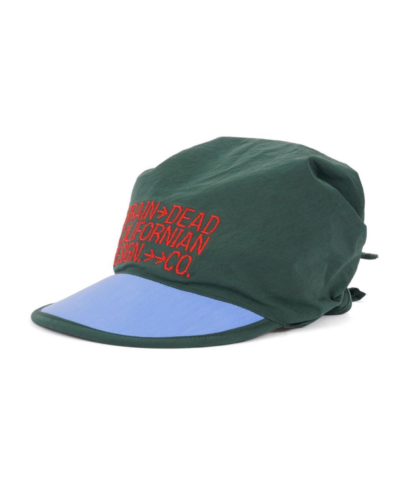 Green Brain Dead Californian Design Bandana Hat | AU 0134598-JH