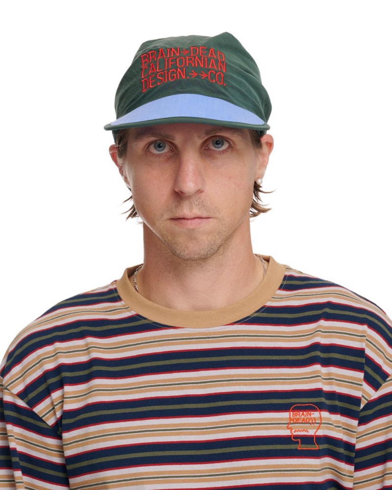 Green Brain Dead Californian Design Bandana Hat | AU 0134598-JH