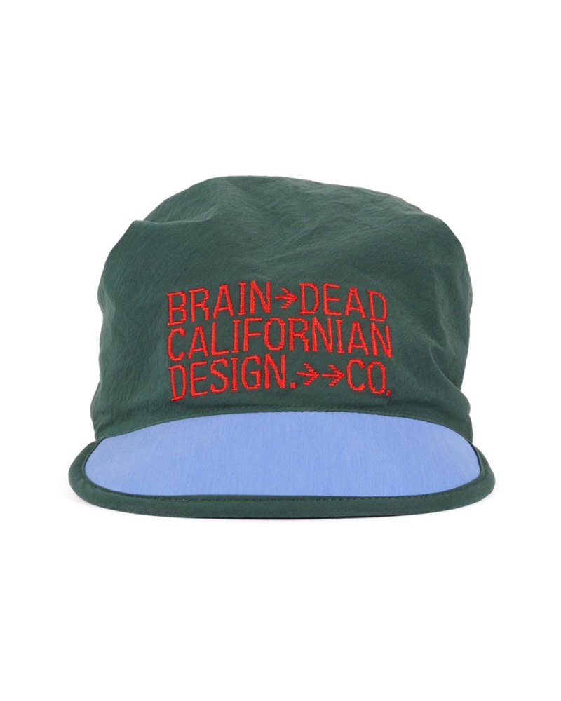 Green Brain Dead Californian Design Bandana Hat | AU 0134598-JH