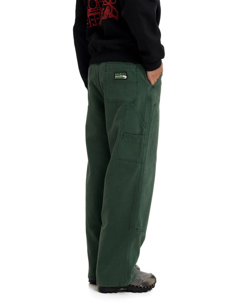 Green Brain Dead Double Knee Utility Pant | AU 1934625-WB