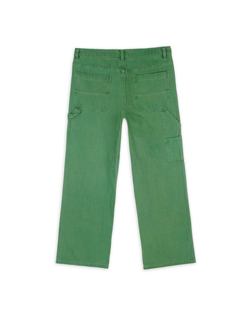 Green Brain Dead Double Knee Utility Pant | AU 4832950-GH