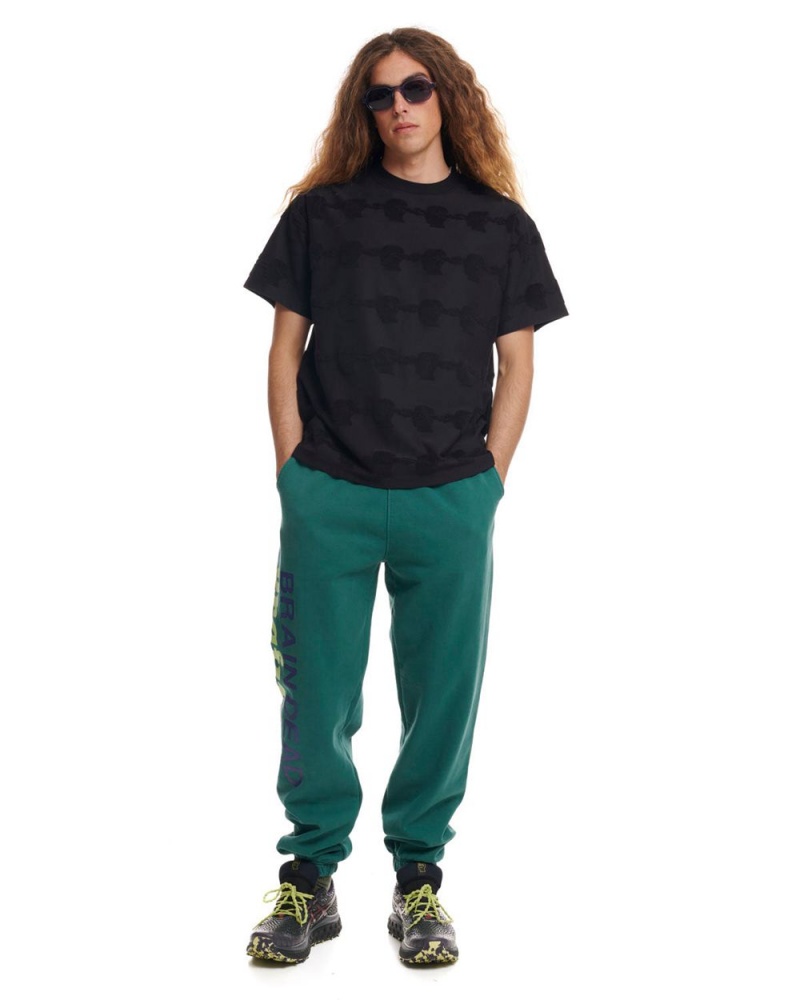 Green Brain Dead Grafix Sweatpant | AU 9645380-HN