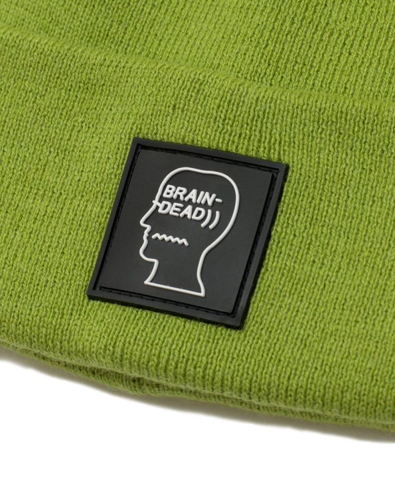 Green Brain Dead Logo Head Beanie | AU 8076354-LR