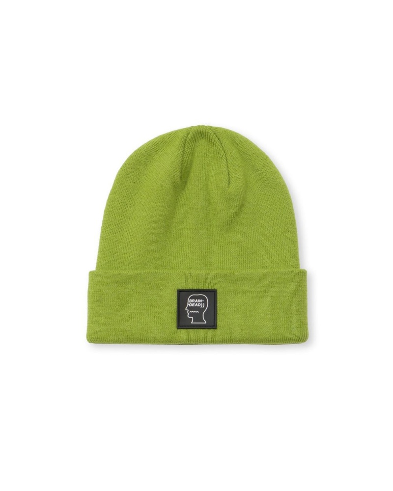 Green Brain Dead Logo Head Beanie | AU 8076354-LR